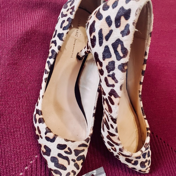 Zara Leopard Heels - Picture 5 of 10